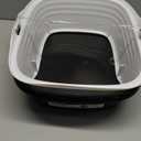 Arm & Hammer Rimmed Cat Litter Box with High Sides and Microban, Made in USA