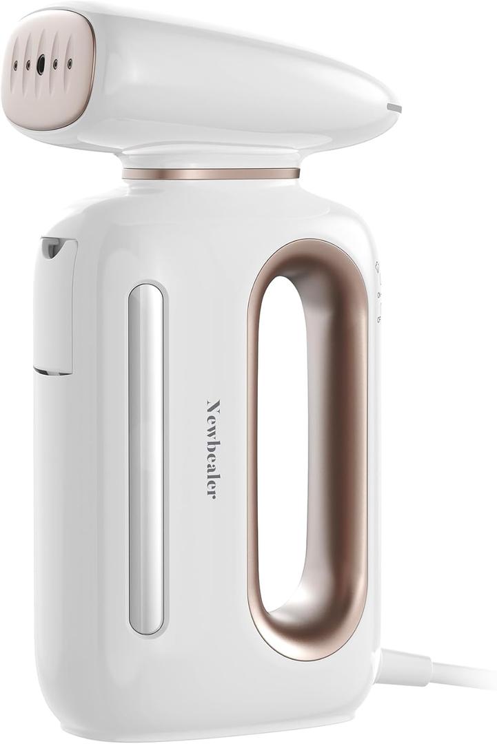 Newbealer Handheld Fabric Steamer for Clothes, 850W Portable Wrinkle Remover with Horizontal & Vertical Steaming, 30s Fast Heat Up, 230ml Water Tank, for Home, RV & Hotel(Only for 120V)