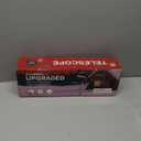 Telescope for Kids 50mm 100x Magnification Beginner Silver Telescopio with Tripod, 2 Eyepieces, Finder Scope Set, STEM Educational Astronomy Chritstmas Gift for Boys & Girls Ages 6-12