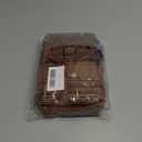 Roma Leathers Genuine Cross Body Purse Bag, Multi-Pocket (Brown)