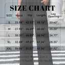 Wide Leg Slacks Pants for Women Pull on High Waisted Business Trousers with 3 Pockets for Casual Office Wear (Black, S)