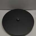 Dimmable Floor Lamp, Arc Floor Lamp with Dimmer, Black Standing Lamp with Adjustable Hanging Shade, Over Couch Tall Reading Light, Modern Pole Lamp for Living Room Bedroom, 9W LED Bulb Included