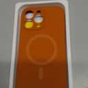 Magnetic for iPhone 16 Pro Max Case, Compatible with MagSafe, Full Camera Protection, Military-Grade Protection 3.0mm Thicken Silicone Phone Cover for 16 ProMax 6.9", Orange