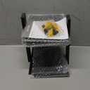 ART-GIFTREE Invisible Floating Bookshelf for Wall, 4 Tier Vertical Spine Book Tower Wall Mounted, HeavyDuty Metal Book Organizers for Home Office, 2 Pack Black