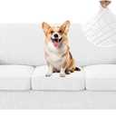 4 Piece Stretch Sofa Covers for 3 Cushion Couch, Non Slip Couch Covers for Sofa, Pet Couch Cover Washable, Couch Slipcover for Dogs, Kids (Off-White), 91"-110" (3 Cushion XL Sofa)