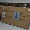 Mat Board Center, Pack of 10 Acid-Free Foam Boards, 18x24 inch Black Foam Boards, 3/16" Thick