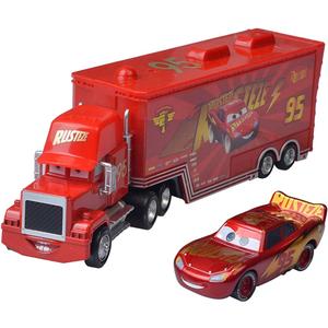Mack Uncle Hauler Truck & Racer Toys 1:55 Diecast Model Vehical Birthday Car Toys for Boys Kids (Red No. 1)
