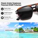 2 x Kelinln Night Vision Driving Glasses Polarized Anti-glare, HD Yellow Tinted Glasses for Women Men