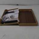 3 in 1 Clamp on Desk Extension & Monitor Shelf,16.5" Desktop Organizer, Adjustable Height Heavy Duty Desk Shelf Organizer for Gaming,Printer Stand,Computer Monitor and Laptop Riser,Office Accessories (Walnut)