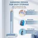 Multifunctional Pet Hair Remover,4 in1 Cat and Dog Hair Removal for Couch with Extra Long Handle,Washable Lint Brush for Dog & Cat Hair, for Furniture, Carpet, Clothes, Bedding, Tile, Window1 PCS