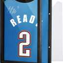 1 Pack T Shirt Display Frame, Bigger 18" x 14" Shadow Box Black T Shirt Frame with 98% UV Protection Acrylic, 1" Depth of Usable Space Shadow Box, Display Case for Shirts, Jerseys, Memorabilia