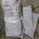 118 inch Oversized U Shaped Sectional Sleeper Sofa with Pull Out Couch Bed , Plush Corduroy Convertible Pullout Sofabed with Storage Chaise & Shelves,6 Seater Corner Couches for Living Room Office