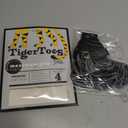 DOK TigerToes Premium Non-Slip Dog Socks for Hardwood Floors - Extra-Thick Grip that Works Even When Twisted - Prevents Licking, Slipping, and Great for Dog Paw Protection - Size Large