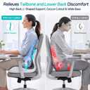 Seat Cushion & Back Support for Tailbone and Lower Back Relief