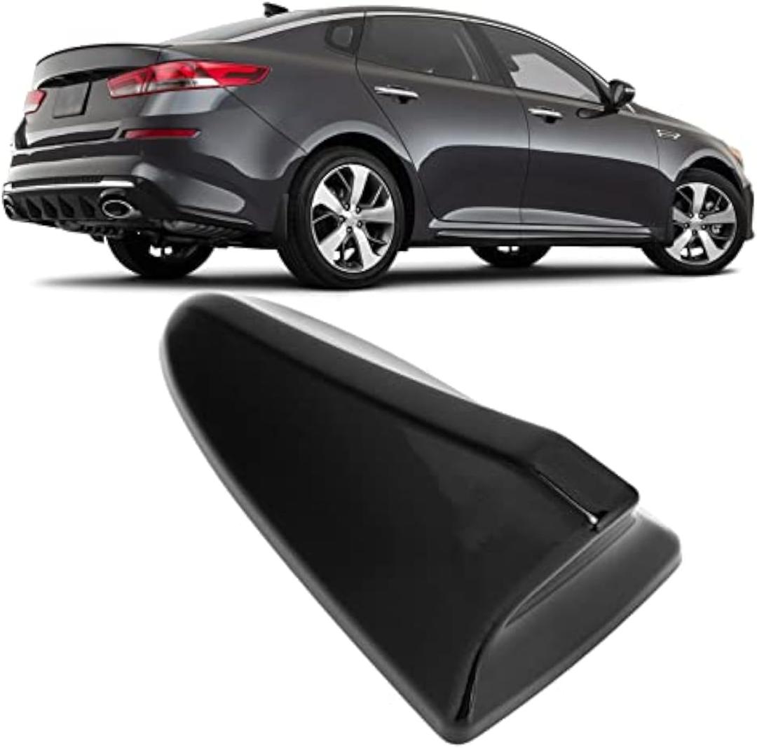 Car Shark Fin Antenna Cover, Shark Fin Roof Antenna Cover 96219 D5000EBQK Roof Antenna Aerial Shell Replacement for Elantra Sedan(Black)