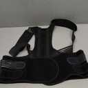 Back Brace Posture Corrector for Women and Men, 4-Point Back Support System for Upper/Lower Back Pain Relief, Scoliosis & Hunchback Correction, Adjustable & Breathable Shoulder Straightener, Large (L (Waist 37.79"-44.88"), Black)