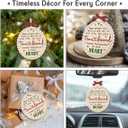 Friend Ornaments 2025, Thoughtful Gifts for Women Friends, Soul Sisters, BFF, Work Besties, Wooden Ornaments for Christmas Decorations, Friendship Gifts for Christmas, Birthday Decor