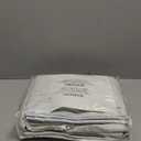 LANE LINEN 100% Organic Cotton King Size Sheets Set, Soft & Comfy All Season Breathable Sheets King Size, Percale Weave Fully Elasticized Eco Friendly Naturally Cooling King White Bed Sheets