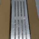 4 Pack Magnetic Spice Storage Rack Organizer for Refrigerator and Oven, Silver Fridge Organizers and Storage