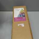 Brizled Snow Flocked Smart Christmas Tree, 22.8in Mini Christmas Tree with 100 LED RGB Lights, App/Voice Control 159+ Scenes Tabletop Xmas Tree USB C Small Tree Work with PD Power for Fireplace Desk (White)