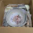 16PCS Pots and Pans Set Non Stick Cookware Set Nonstick with Cooking Set (16pieces, White)