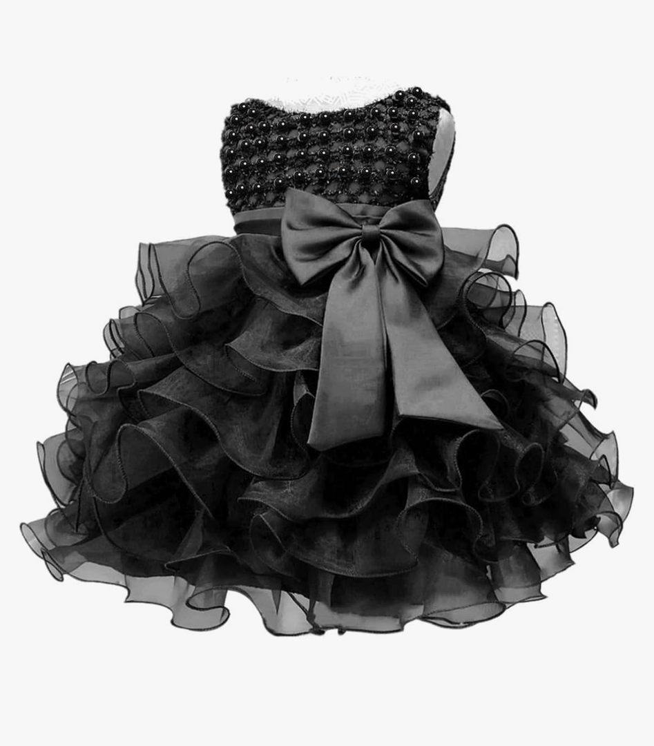 Jup'Elle Baby Girl Dresses Ruffle Lace Pageant Party Wedding Flower Girl Dress 5T