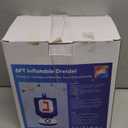 MICOCAH 6 FT Hanukkah Inflatables Outdoor Decorations, Inflatable Dreidel Built-in LED Lights Blow Up Yard Decoration, Hanukkah Decorations for Home Garden Lawn Hanukkah Decor Holiday Party, G6-3