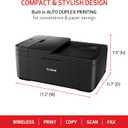 Canon PIXMA TR4720 All-in-One Wireless Printer, Home Use with Auto Document Feeder, Mobile Printing and Built-in Fax, Black
