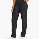 G4Free ShiftReady Yoga Pants Women High Waist Dress Work Pants with Pockets Straight Leg Business Casual Trousers. XL