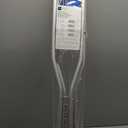Medline Aluminum Crutches for Kids, Adults & Seniors, Walking Aid, 300 LB Weight Capacity,1 Pair, Fitting 5'2" - 5'10"