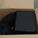 AOSSA BBL Pillow After Surgery for Butt, Brazilian Butt Lift Booty Back Support Cushion, BBL Chair Pillows Recovery for Sitting Driving, Post Surgery Lifting Seat Cushion Combo (Black)