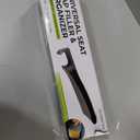 Car Seat Gap Filler organizer with Bonus interior Cleaning Brush- Universal in Between Seat Catcher for Cars,Trucks,SUV- Car Seat Gap Plug storage slot- Custom Seat Gapster- Car Seat Gap Filler Strip