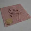OMUKY Newborn Receiving Blanket Bow Headband and Beanie Set Baby Swaddle Receiving Blankets Baby Boy Girls Nursery Swaddle Wrap(White+Pink)