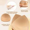 Bra Pads Inserts 4 Pairs Sewn Edges Breast Padding for Sports Bras Swimsuits Bikini A, B, C, D Cup Available