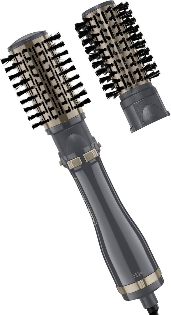 INFINITIPRO BY CONAIR Hot Air Styling Brush Set with 2Inch and 1.5Inch Bristles