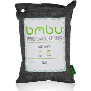 1000g Large Bamboo Charcoal Air Purifier Bag - Car Deodorizer Freshener - Remove Odor and Control Moisture in Your RV, Camper, SUV, Truck, Closet, Mobile Home, Storage - Non fragrant 1kg