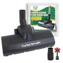 EZ SPARES Brush Head Replacement for Universal Vacuum,Turbo Floor Brush Head 1 1/4" 32mm,Longer Wiper Hardwood Flooring Big Wheel Cleaner Brush