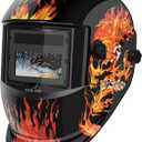 Welding Helmet Auto Darkening - True Color Wide View Welding Shield - 0.1ms Response Time- Optical Grade 1/1/1/1 - Adjustable Wide Shade for SMAW, MIG, TIG, GTAW-Lightweight for Extended Wear