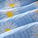 CBHAIBLYD Infant Toddler Baby Girl Summer Cotton Clothes Strap Ruffle Smocked Top and Shorts 2Pcs Outfit Clothing Set(Blue, 12-18M)