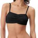florence by mills Women's Cozy Crush Sweet Pointelle Bralette (Black, XXL)