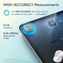 Etekcity Smart Scale for Body Weight, FSA&HSA Eligible, Bathroom Digital Weighing Scale with BMI, Body Fat, Muscle Mass, Accurate Bluetooth Home User Health Equipment Sync Apps, LED, Tempered glass