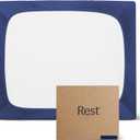 REST Evercool+ Fitted Sheet, Queen Size, Midnight Blue, 15" Deep (up to 18), Breathable Bedding for Hot Sleeper and Night Sweats, Bed Sheet with Ionic+ Self-Cleaning Silver Yarn for Sensitive Skin