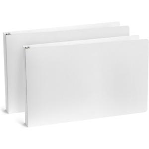 11x17 1" White Poly Binder 2-Pack