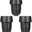 Yulaiyoen 1/2 Inch Drip Irrigation Tubing Faucet Adapter 3 Pack, 3/4" to 1/2" Irrigation Hose Adapter, 3/4 Inch Faucet Connector Garden Hose Adapter