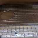 Serene Valley Sink Bottom Grid 26-9/16" X 15-9/16", Centered Drain with Corner Radius 3/8", Sink Protector NDG2716C, Medium