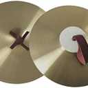Hand Cymbals Percussion Instrument Hand Cymbals Alloy for Performance Party Beginner Professional Drum Players, 12inch