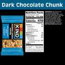 KIND Healthy Grains Energy Bars, Dark Chocolate Chunk, Gluten Free, Healthy Snacks, 21g Whole Grains, 10 Count (EXP 06/18/26)