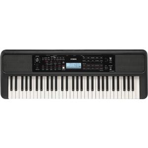 Yamaha 61 Touch Sensitive Keys Portable Keyboard for Beginners with Music Rest, Power Adapter PSR-E383