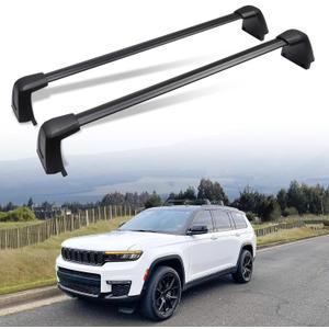 Snailfly Heavy-Duty 220 lbs Load Capacity, Upgraded Crossbars Fit for 2021-2025 Jeep Grand Cherokee L and 2022-2025 Grand Cherokee WL Roof Rack Cross Bars Cargo Accessories