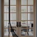 Reversible Side Opening Magnetic Screen Door for Sliding & French Doors,Upgraded PETG Mesh Anti-Tearing, Heavy Duty & Strong Magnetic, Pet and Kid Friendly - Screen Size 62"x82"